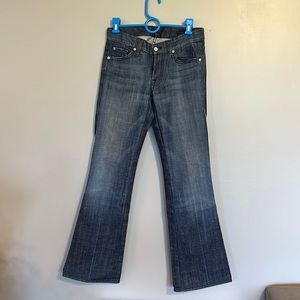 7 For All Mankind Flare Jeans, “A” POCKET, Size 27
